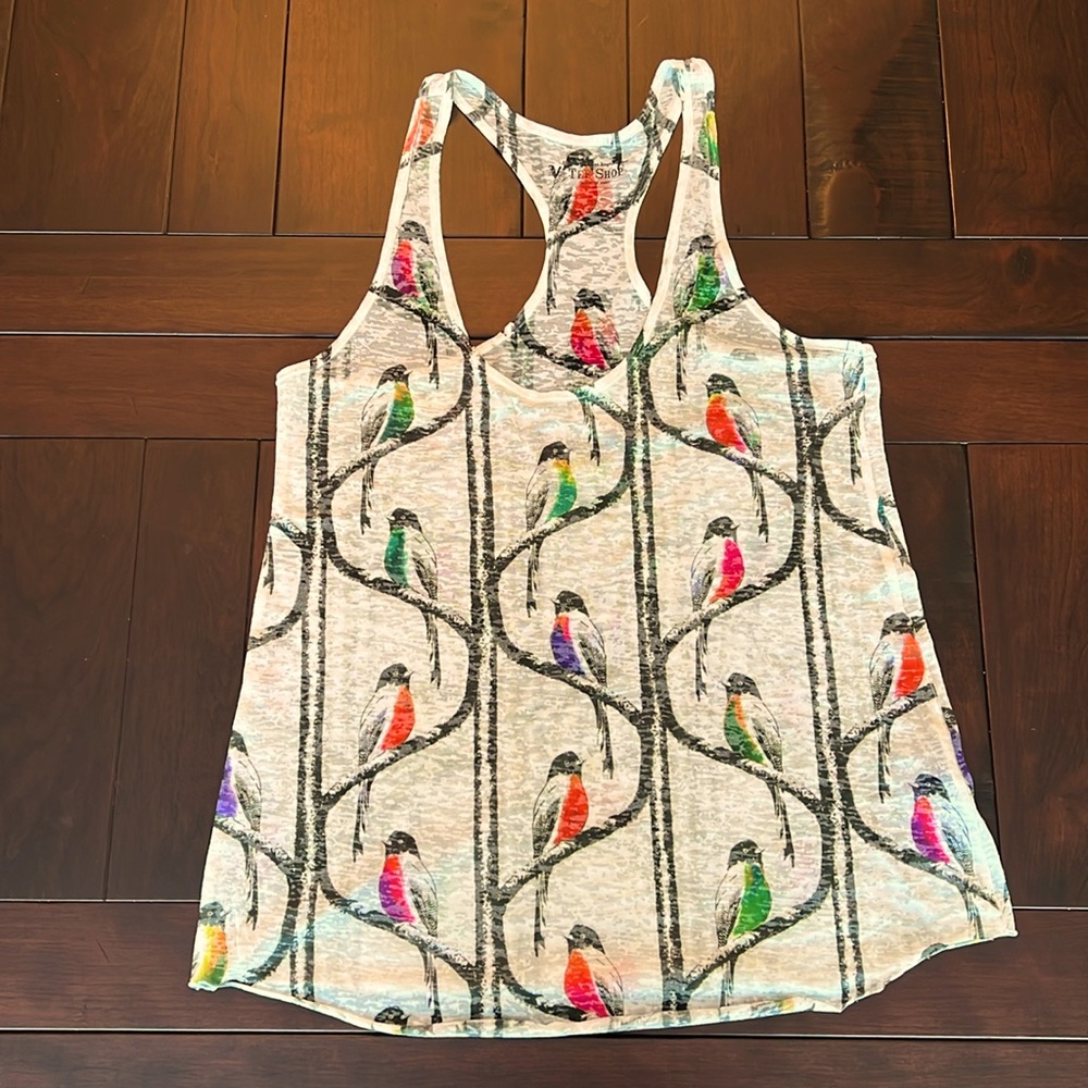 Victorias Secret Tee Shop Bird Racerback Tank